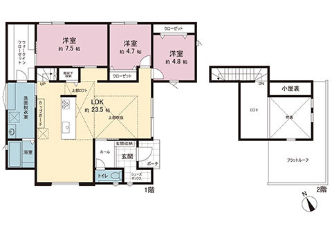 新築戸建 宇都宮市宝木町１丁目 東武宇都宮線東武宇都宮駅 4,350万円