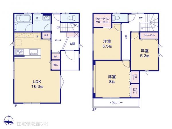 新築戸建 埼玉県川越市小仙波町３丁目13-34 西武新宿線本川越駅 4,080万円