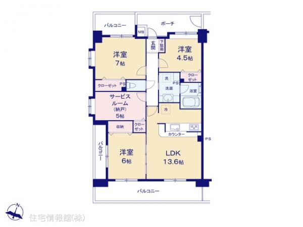 中古マンション 埼玉県吉川市大字保666-1 JR武蔵野線吉川駅 3,298万円