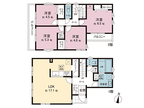 新築戸建 横須賀市武３丁目 京急久里浜線三浦海岸駅 2,980万円