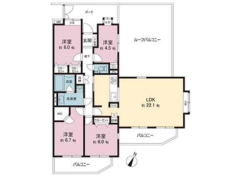 中古マンション 川崎市宮前区有馬２丁目 東急田園都市線宮前平駅 5,999万円