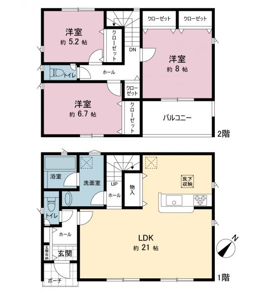 新築戸建 足柄上郡松田町松田惣領 小田急線新松田駅 2,780万円