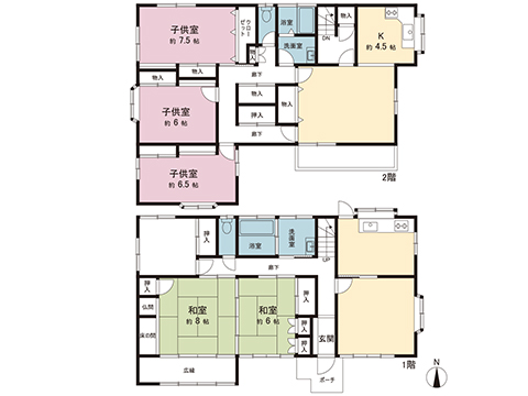 中古戸建 小田原市酒匂１丁目 JR東海道本線(東京〜熱海)鴨宮駅 3,200万円