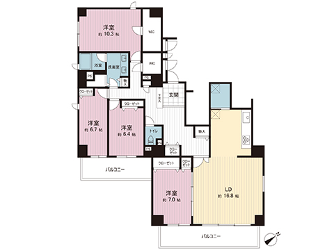 中古マンション 町田市成瀬６丁目 JR横浜線成瀬駅 7,290万円