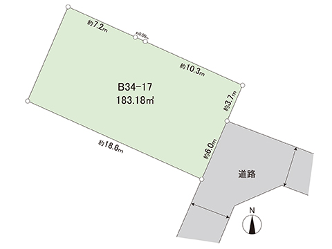 土地 宇都宮市東峰町 宇都宮芳賀ライト線陽東３丁目駅 2,100万円