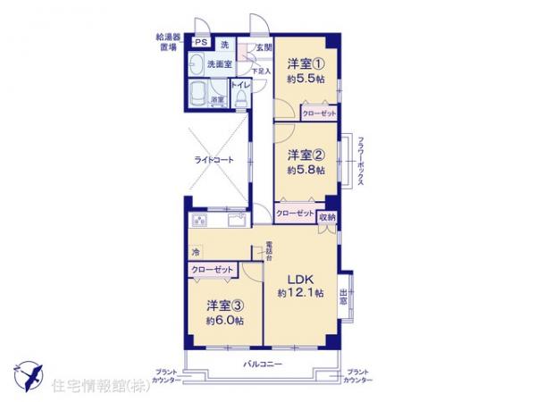 中古マンション 神奈川県川崎市麻生区上麻生７丁目 小田急線柿生駅 2,799万円
