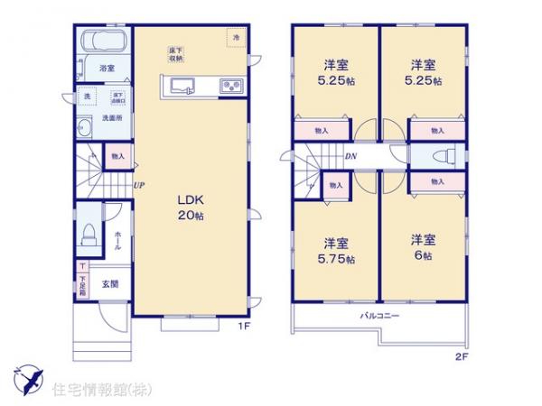 新築戸建 埼玉県狭山市大字水野238-3 西武新宿線入曽駅 2,890万円