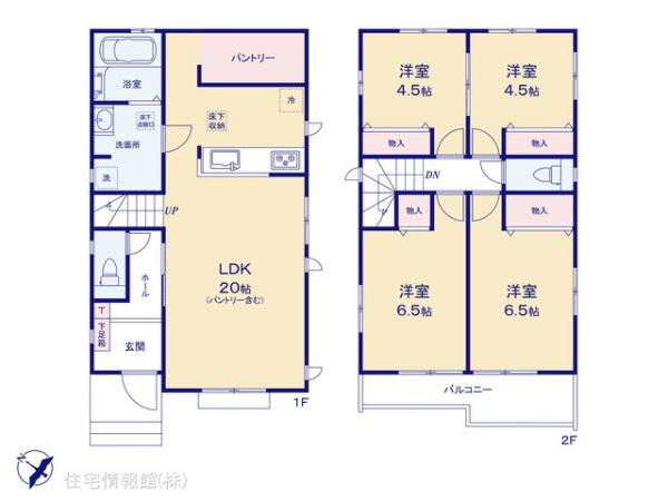 新築戸建 埼玉県狭山市大字水野238-3 西武新宿線入曽駅 2,890万円