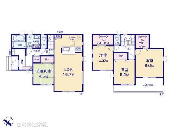 新築戸建 埼玉県さいたま市岩槻区上野１丁目19 東武野田線東岩槻駅 3,480万円