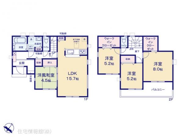 新築戸建 埼玉県さいたま市岩槻区上野１丁目19 東武野田線東岩槻駅 3,380万円