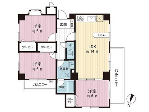 中古マンション 町田市小川５丁目 JR横浜線成瀬駅 2,999万円
