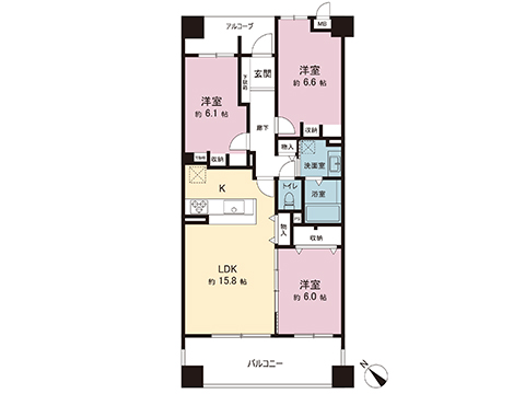 中古マンション 町田市小山ヶ丘３丁目 京王相模原線多摩境駅 4,899万円