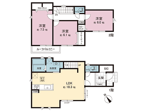 新築戸建 さいたま市南区大字広ヶ谷戸 JR京浜東北線浦和駅 3,899万円