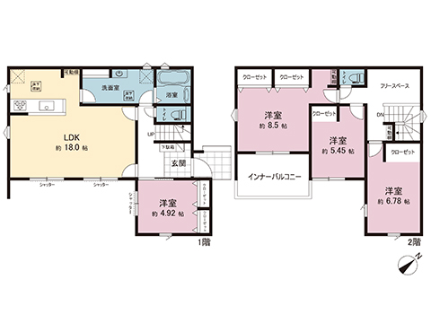 新築戸建 春日部市米島 東武野田線南桜井駅 3,680万円