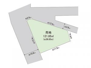 土地 宇都宮市中戸祭１丁目1-50 東武宇都宮線東武宇都宮駅 11300000