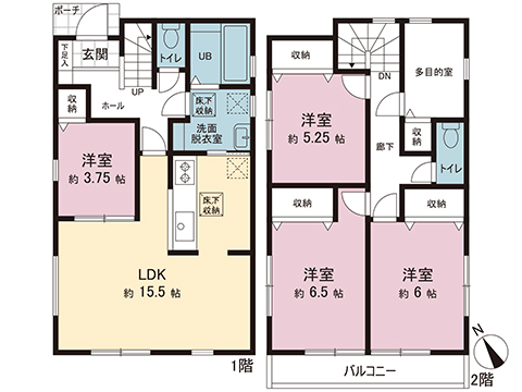 新築戸建 あきる野市野辺 JR五日市線東秋留駅 2,980万円