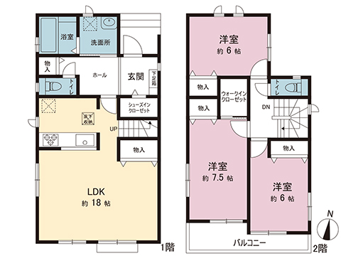 新築戸建 宇都宮市砥上町 JR日光線鶴田駅 2,690万円