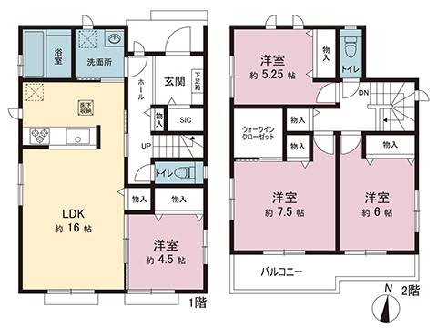 新築戸建 宇都宮市砥上町 JR日光線鶴田駅 2,890万円