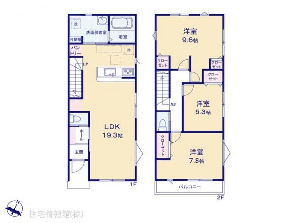 新築戸建 埼玉県さいたま市緑区大字三室1616-1 JR京浜東北線北浦和駅 3,798万円