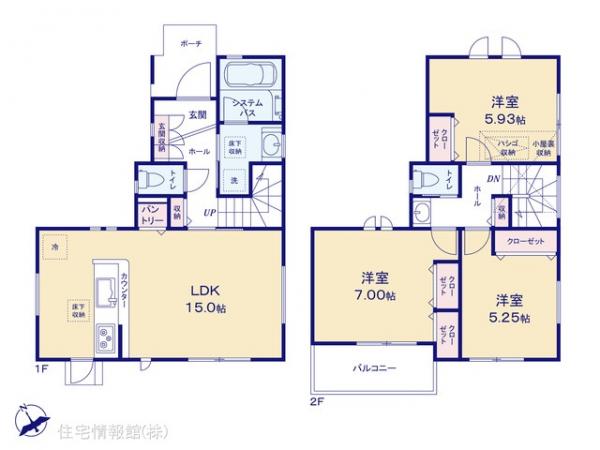 新築戸建 神奈川県横浜市旭区中白根２丁目46-12 JR横浜線中山駅 4,480万円