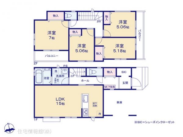 新築戸建 埼玉県川口市大字小谷場781-1 JR京浜東北線南浦和駅 5,490万円