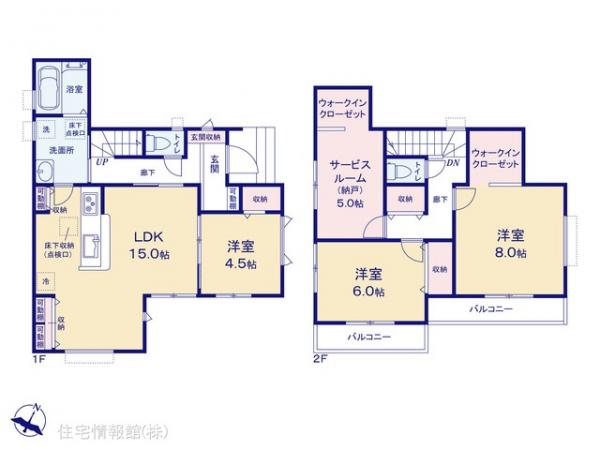 新築戸建 埼玉県川口市長蔵２丁目7-7 埼玉高速鉄道戸塚安行駅 5,580万円