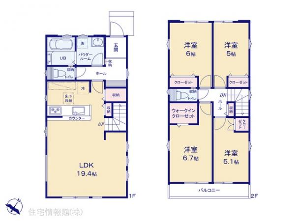 新築戸建 東京都八王子市追分町18-20 JR中央線西八王子駅 5,799万円
