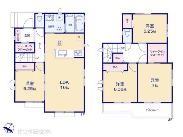 新築戸建 埼玉県入間郡三芳町大字北永井847-1 東武東上線鶴瀬駅 4,190万円