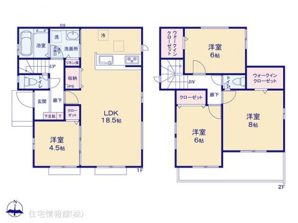 新築戸建 埼玉県飯能市大字双柳1217 西武秩父線東飯能駅 3,180万円
