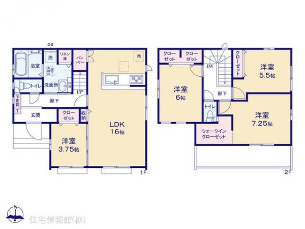 新築戸建 埼玉県飯能市大字双柳1217 西武秩父線東飯能駅 3,280万円