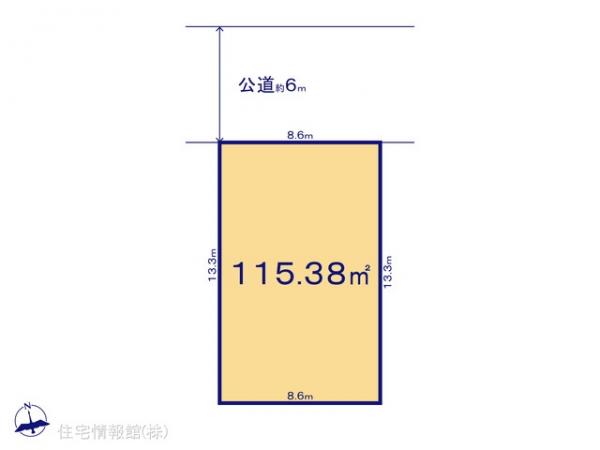 土地 千葉県松戸市新松戸６丁目320 JR武蔵野線新松戸駅 3,490万円