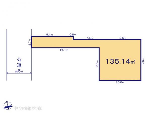 土地 千葉県松戸市新松戸６丁目320 JR武蔵野線新松戸駅 3,690万円