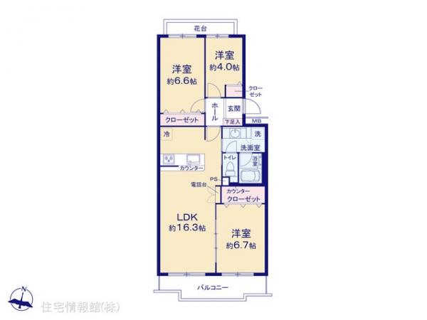 中古マンション 神奈川県横浜市港南区日野南３丁目6 JR根岸線港南台駅 3,499万円