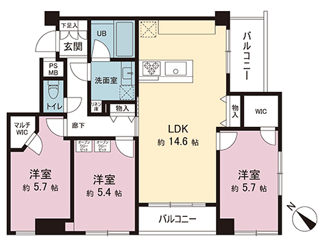 中古マンション 横浜市西区楠町 横浜市営地下鉄ブルーライン横浜駅 5,499万円