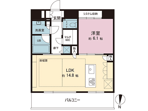 中古マンション 港区芝４丁目 都営三田線三田駅 1億8,000万円