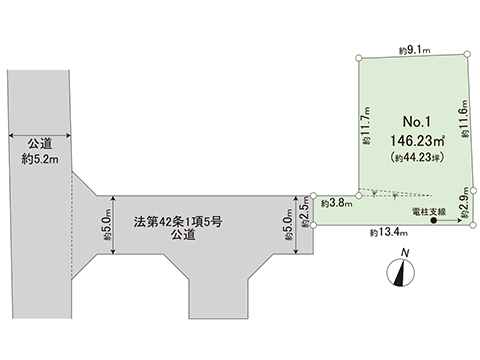 土地 町田市野津田町2695-3 小田急線鶴川駅 2,880万円