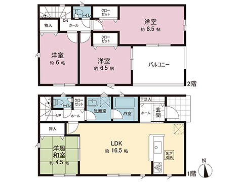 新築戸建 春日部市西金野井 東武野田線南桜井駅 2,680万円