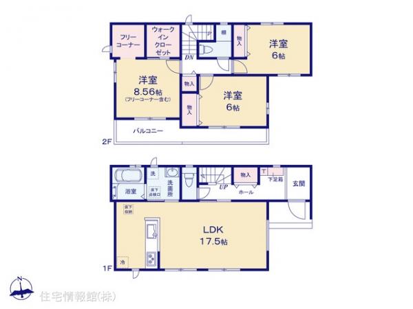 新築戸建 千葉県野田市尾崎15-20 東武野田線川間駅 2,590万円