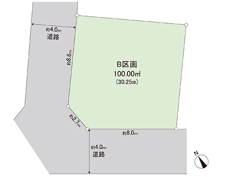 土地 さいたま市見沼区大字中川 JR京浜東北線大宮駅 1,980万円