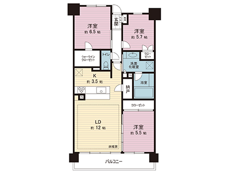 中古マンション 宇都宮市宮みらい JR東北本線 (宇都宮線）宇都宮駅 6,888万円