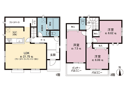 新築戸建 宇都宮市中一の沢町 東武宇都宮線東武宇都宮駅 3,490万円