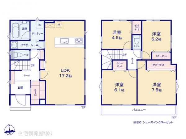 新築戸建 千葉県千葉市若葉区千城台西１丁目20-8 千葉都市モノレール千城台北駅 3,680万円