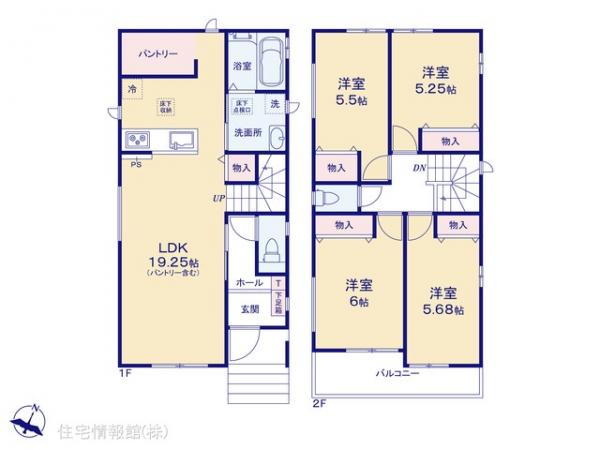 新築戸建 千葉県千葉市稲毛区宮野木町 JR総武本線稲毛駅 3,390万円