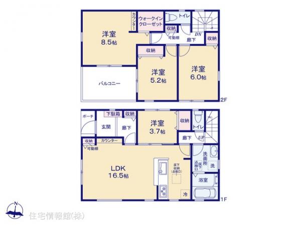 新築戸建 埼玉県さいたま市岩槻区東町１丁目9-29 東武野田線岩槻駅 4,380万円
