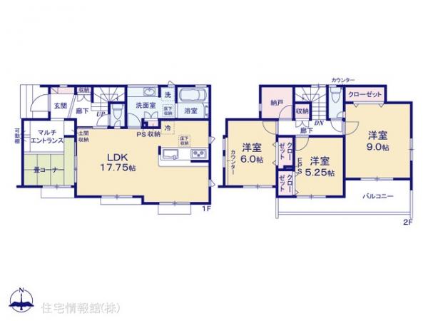 新築戸建 東京都八王子市楢原町1311 JR横浜線八王子駅 3,680万円