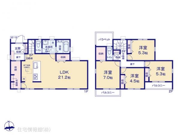 新築戸建 神奈川県横浜市青葉区千草台 東急田園都市線藤が丘駅 9,680万円