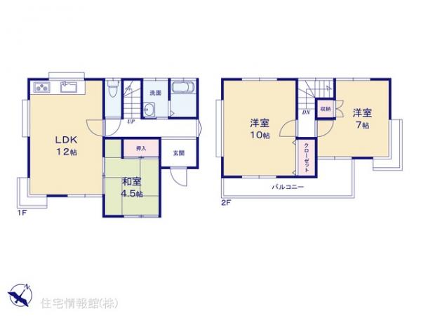中古戸建 千葉県野田市三ツ堀1361-46 東武野田線梅郷駅 1,349万円
