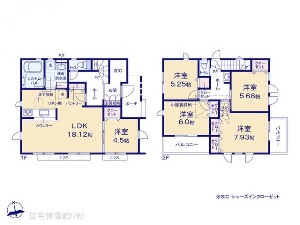 新築戸建 神奈川県横浜市栄区東上郷町 JR根岸線港南台駅 5,780万円