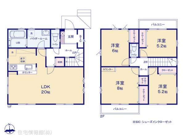 新築戸建 埼玉県さいたま市西区大字佐知川372-9 JR東北本線（宇都宮線）大宮駅 4,599万円