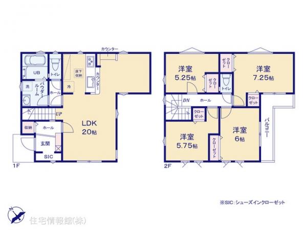 新築戸建 埼玉県朝霞市溝沼４丁目1005-2 東武東上線朝霞台駅 5,499万円